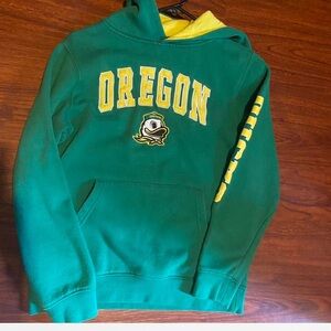 Oregon Green Hoodie with Yellow Accents